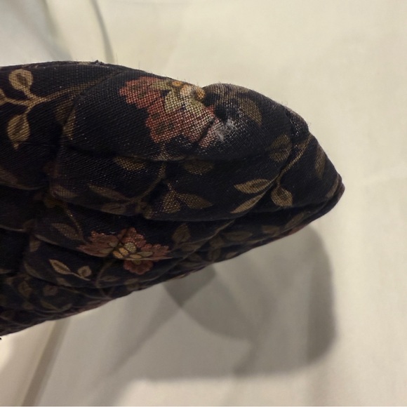 Vera Bradley Cosmetic Pouch in Vintage Retired Black Walnut Pattern - Picture 5 of 9